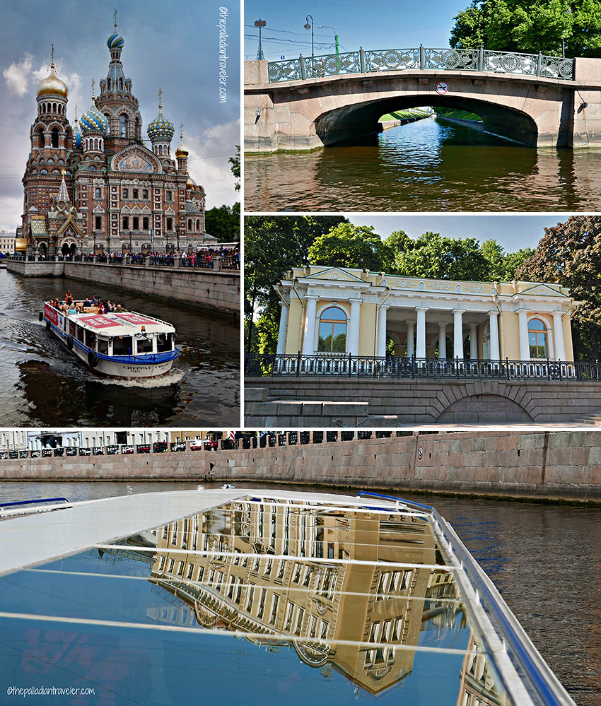 passing by the Church of the Resurrection of Christ and Italianate mansions and baroque and neoclassical palaces