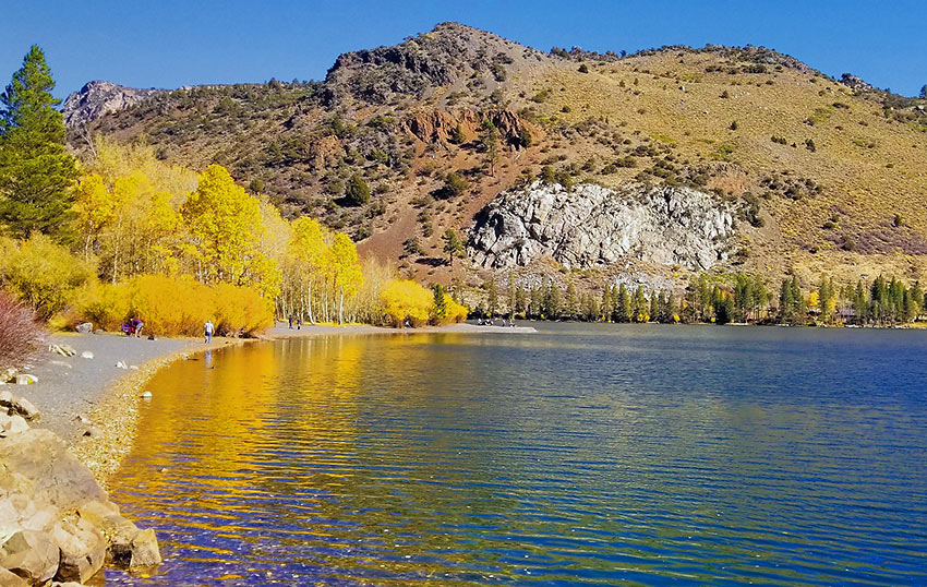 one of the lakes in June Lake