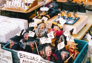 witch dolls for sale at Galicia, Spain