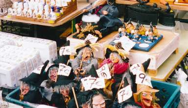witch dolls for sale at Galicia, Spain
