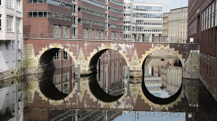 bridge in Hamburg