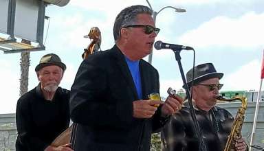 Jonny Viau with the Chris Fast Band at Gator By the Bay