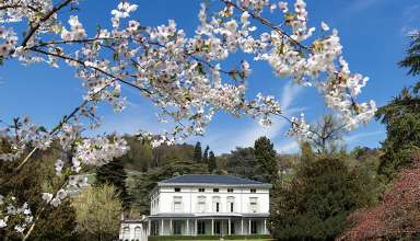 the neoclassical Manoir de Ban in Corsier-sur-Vevey, Switzerland