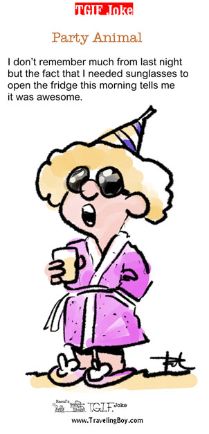 TGIF Joke of the Week: Party Animal