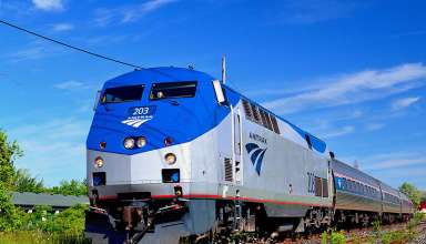 Amtrak train