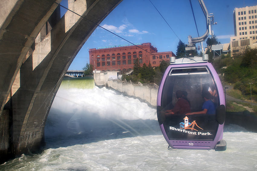 the Skyride at the Riverfront Park, Spokane