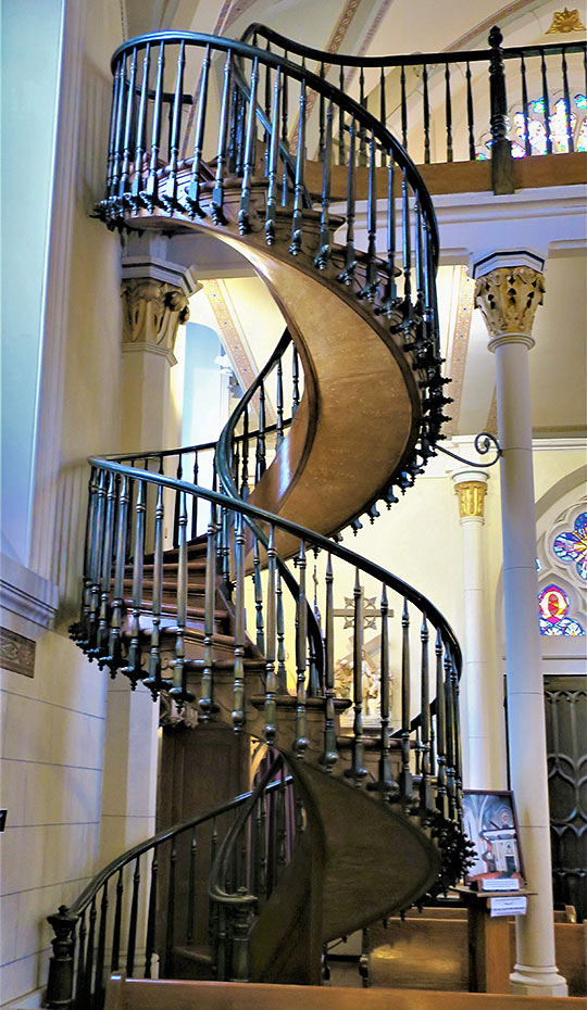 staircase at Loretto Chapel, Santa Fe
