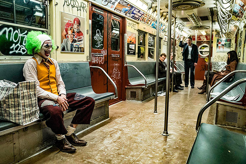 subway scene from 'Joker'