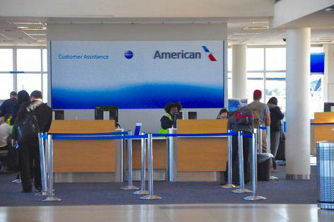 American Airlines departure