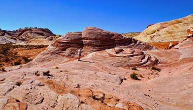 location shooting for Star Trek Generations, Valley of Fire, Nevada