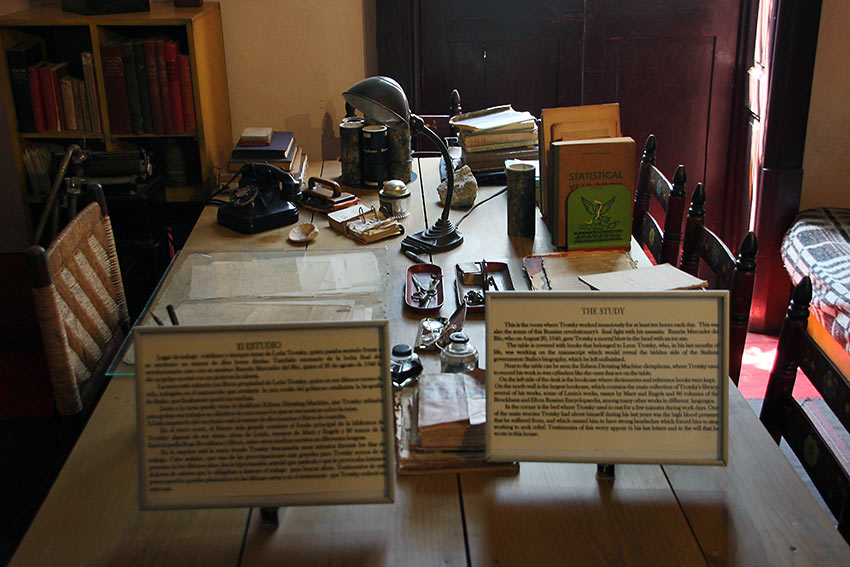 photo by Deb Roskamp Leon Trotsky's study where he was murdered
