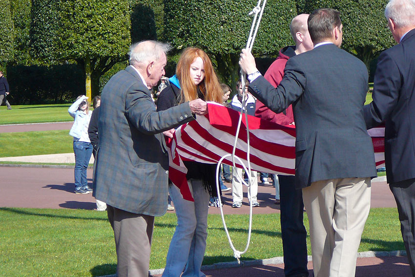 photo by Steve Rosenfield Normandy veteran