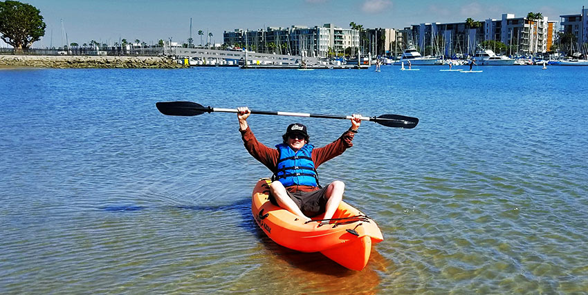kayaking