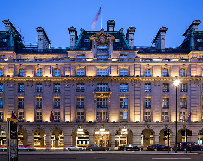 The Ritz at night