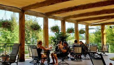 outdoor terrace dining