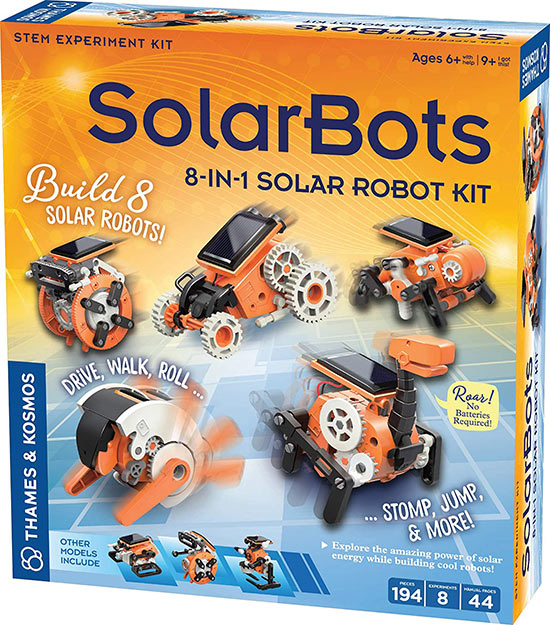 SolarBots' 8-in-1 Solar Robot Kit