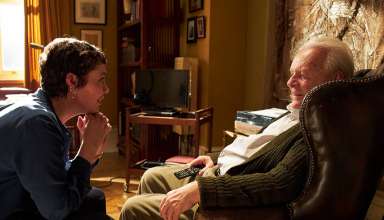Olivia Colman as Anne with her father Anthony played by Sir Anthony Hopkins