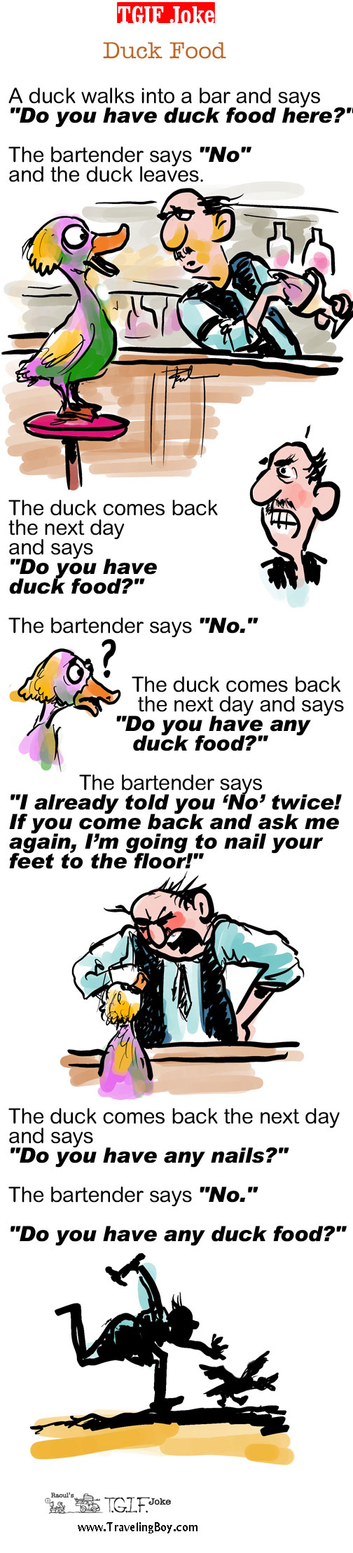TGIF Joke of the Week: Duck Food