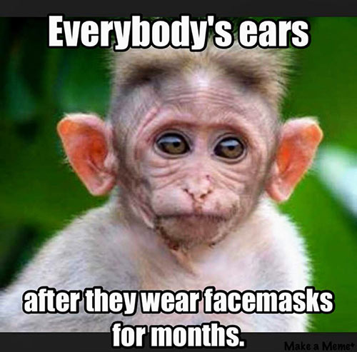 Parting Shots: Ears and Facemasks