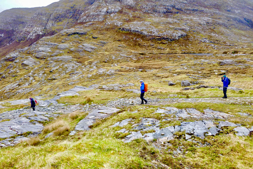 Hiking the Mam Ean Pass, Connemara, Ireland
