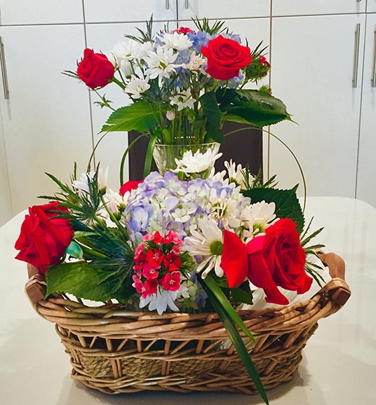 Alice's Table flowers