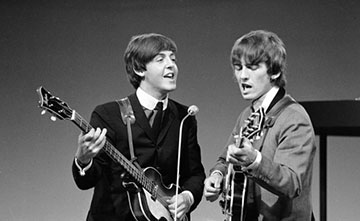 Beatles Paul McCartney & George Harrison