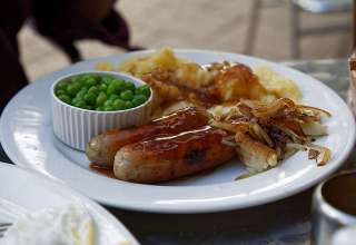 bangers and mash