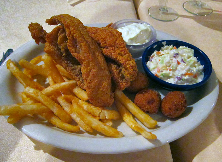 fried catfish from Arkansas