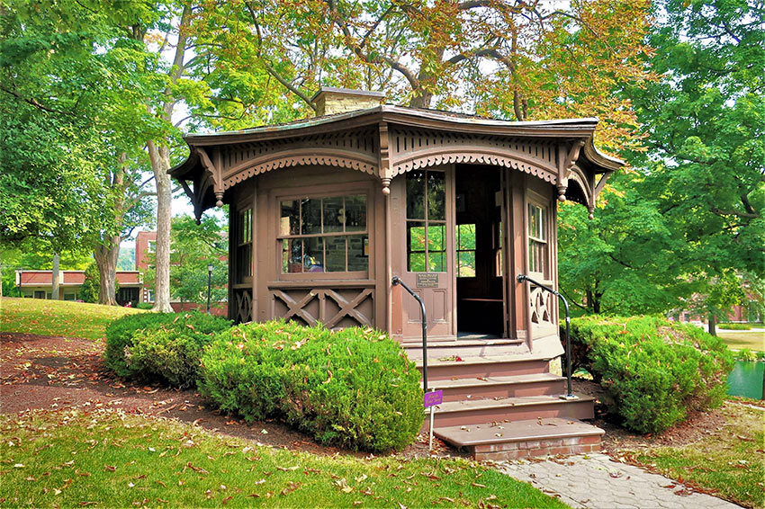 Mark Twain's study in Elmira College, New York