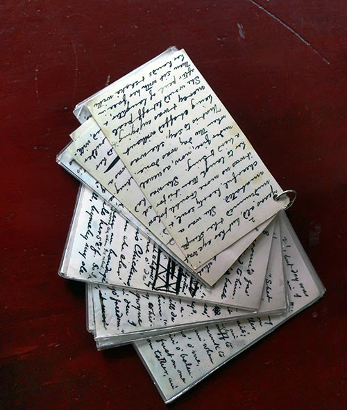 Mark Twain's handwritten notes on a short story, 1874
