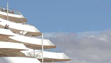first cruise ship of the season
