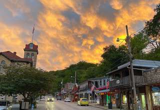 main street in Eureka Springs, Arkansas