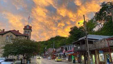 main street in Eureka Springs, Arkansas