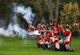reenactment of the Battle of Queenston Heights