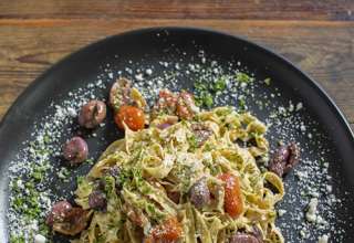 pasta dish at The Cousins Trattoria