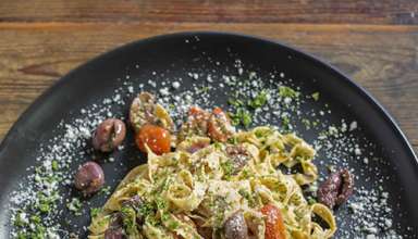 pasta dish at The Cousins Trattoria