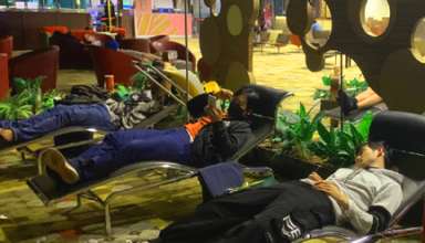 Asleep in Singapore