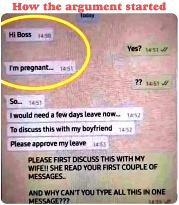 Texting to the boss